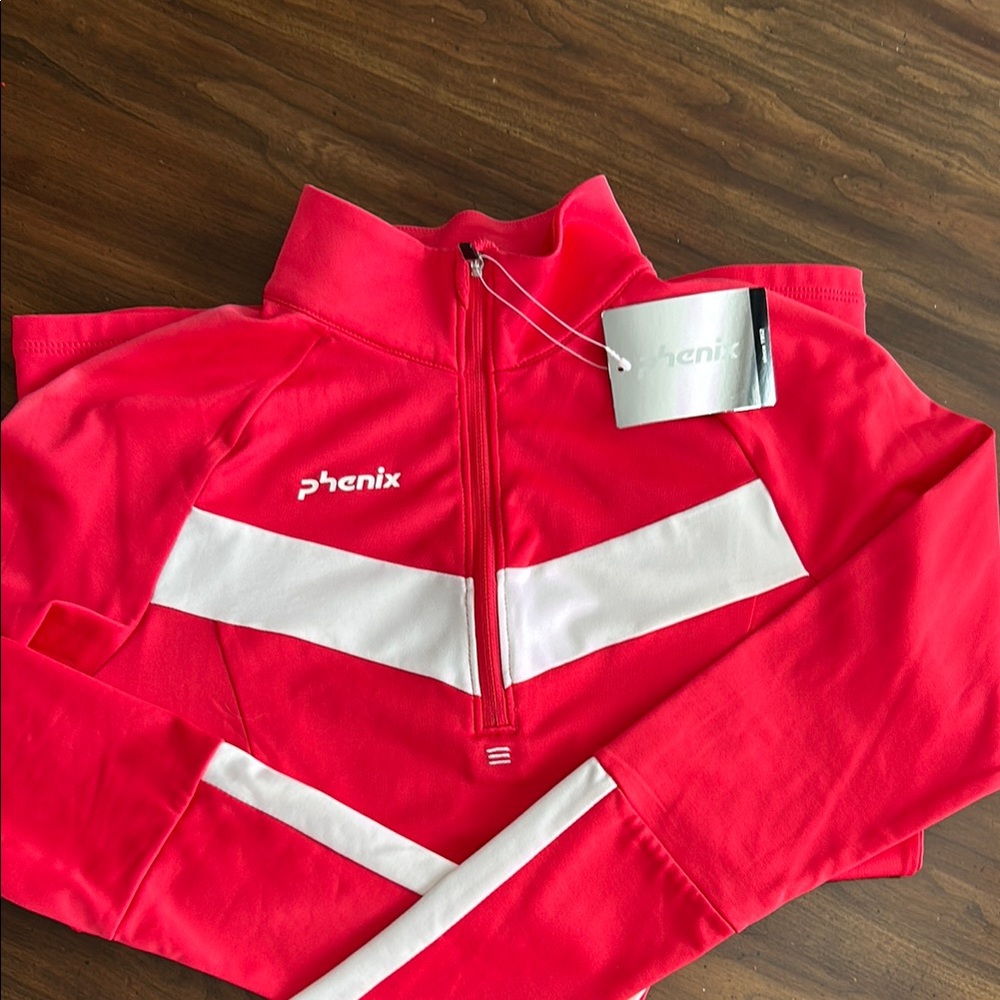 Phenix Women’s Red Hot Pink Jacket Running Shirt